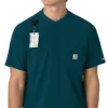 Force Cross-Flex Erkek Henley Scrub Üst