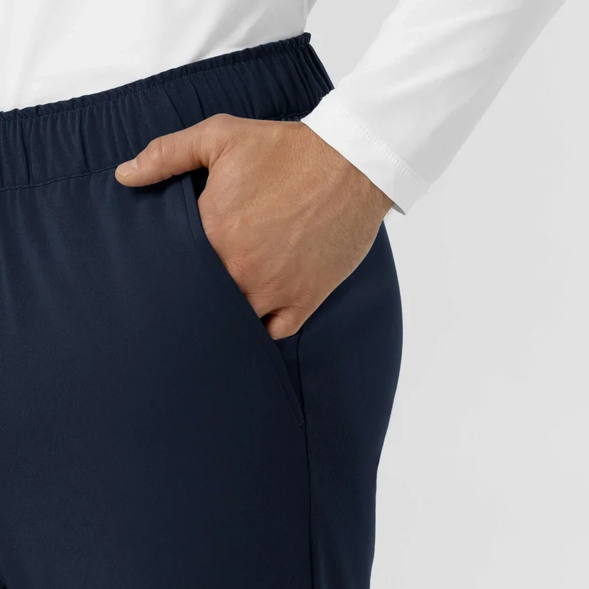 Force Cross-Flex Örme Düz Bacaklı Daralan Scrub Pantolon