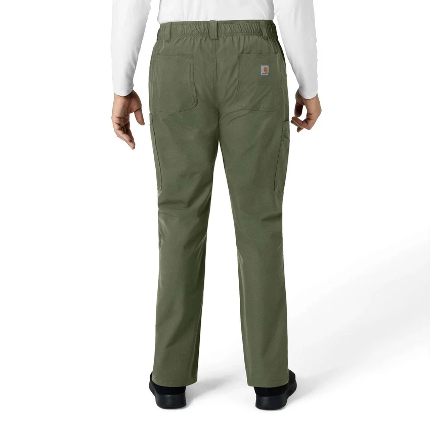 Force Essentials Düz Paça Kargo Scrub Pantolon