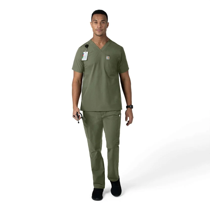 Force Essentials Düz Paça Kargo Scrub Pantolon