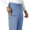 Force Essentials Düz Paça Kargo Scrub Pantolon
