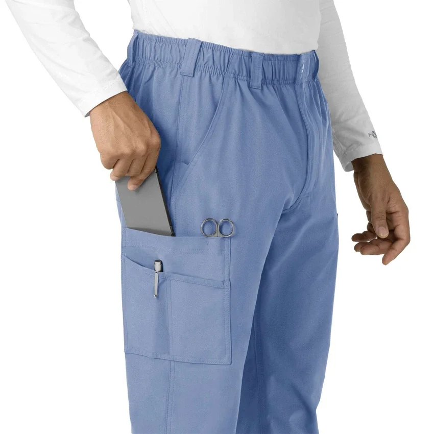 Force Essentials Düz Paça Kargo Scrub Pantolon