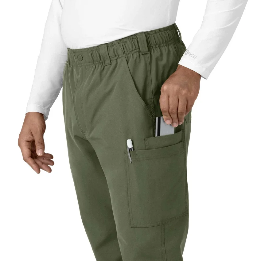 Force Essentials Düz Paça Kargo Scrub Pantolon