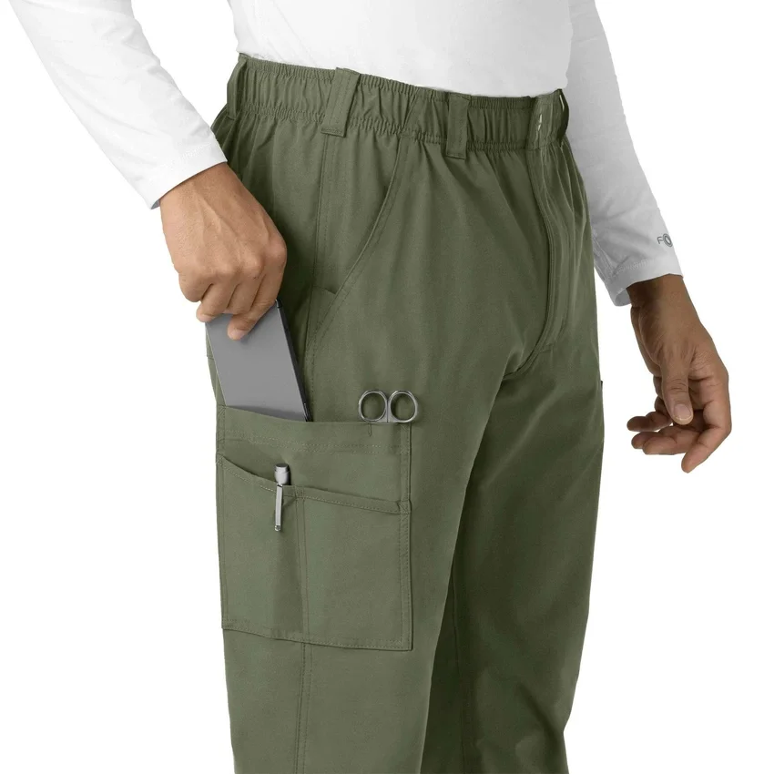 Force Essentials Düz Paça Kargo Scrub Pantolon