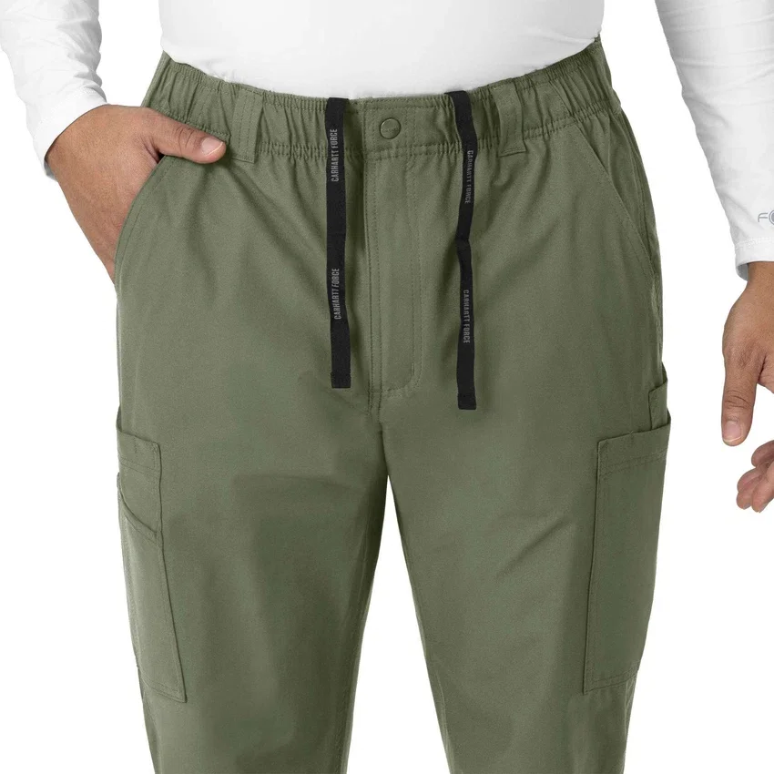 Force Essentials Düz Paça Kargo Scrub Pantolon