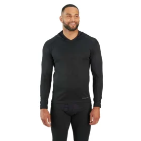 Force Orta Ağırlıkta Mikro Izgara İç Katman Kapüşonlu Sweatshirt