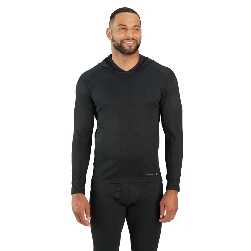 Force Orta Ağırlıkta Mikro Izgara İç Katman Kapüşonlu Sweatshirt