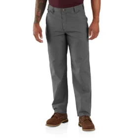 Geniş Kesim Düz Rigby Kanvas Pantolon - İş Pantolonu