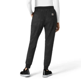 Kadın Baskılı Kargo Jogger Scrub Pantolon