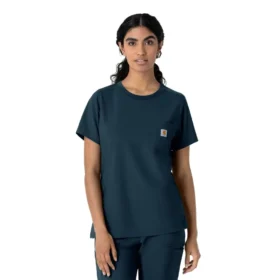 Kadın Force Cross-Flex Bisiklet Yaka Scrub Üst