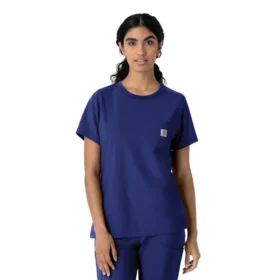 Kadın Force Cross-Flex Bisiklet Yaka Scrub Üst