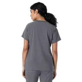 Kadın Force Cross-Flex Bisiklet Yaka Scrub Üst