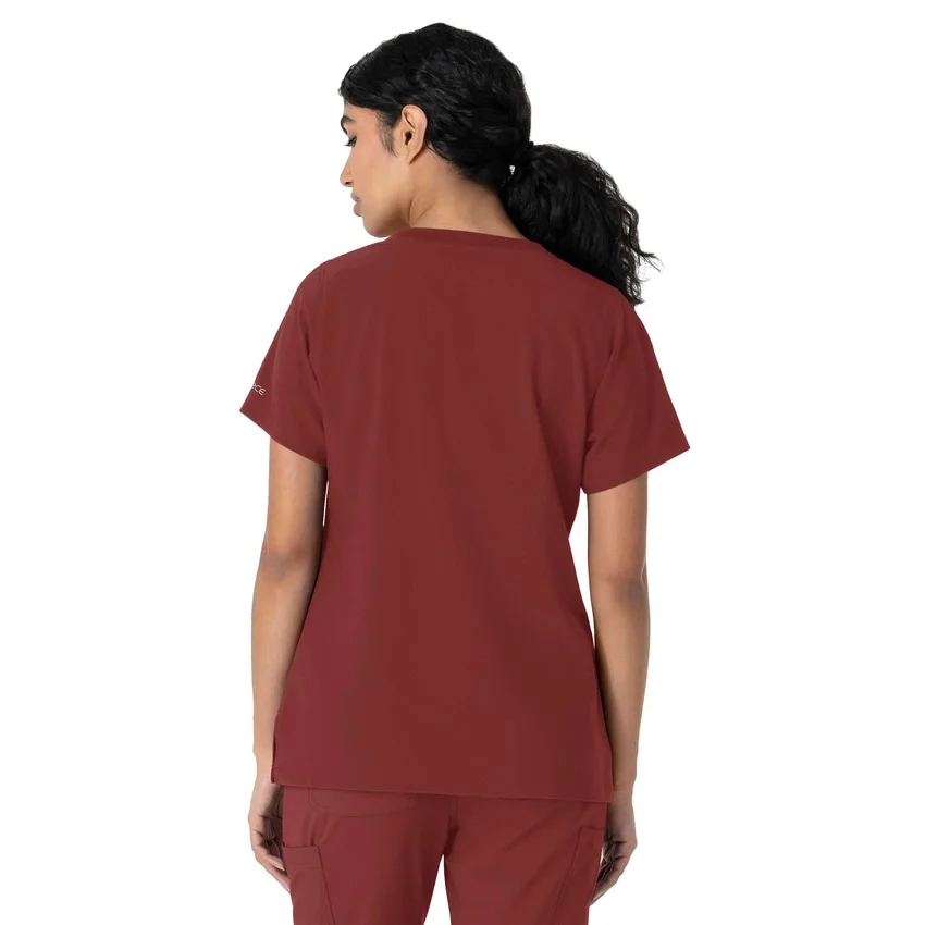 Kadın Force Cross-Flex Bisiklet Yaka Scrub Üst