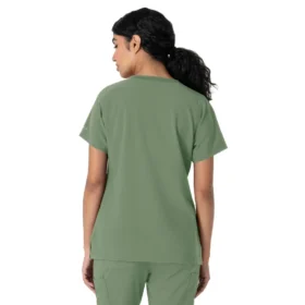 Kadın Force Cross-Flex Bisiklet Yaka Scrub Üst