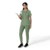 Kadın Force Cross-Flex Bisiklet Yaka Scrub Üst