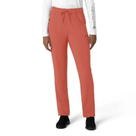 Kadın Force Cross-Flex Düz Paça Kargo Scrub Pantolon