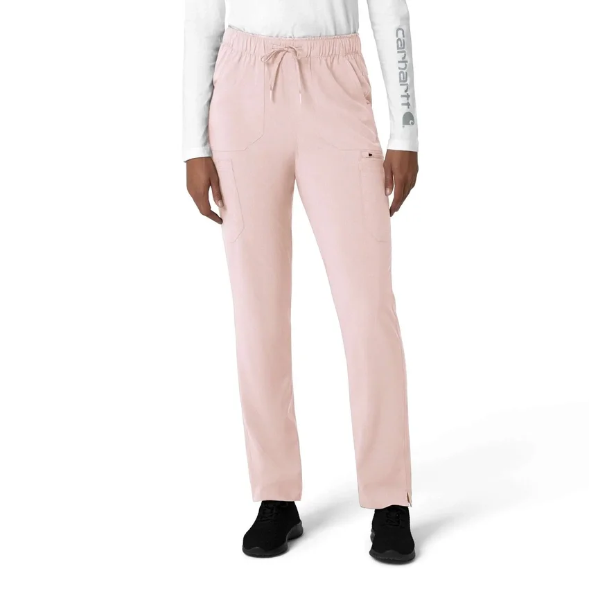 Kadın Force Cross-Flex Düz Paça Kargo Scrub Pantolon