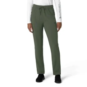 Kadın Force Cross-Flex Düz Paça Kargo Scrub Pantolon