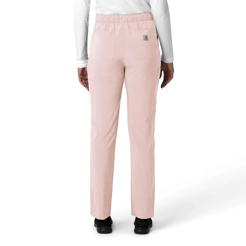Kadın Force Cross-Flex Düz Paça Kargo Scrub Pantolon