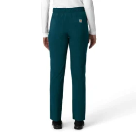 Kadın Force Cross-Flex Düz Paça Kargo Scrub Pantolon