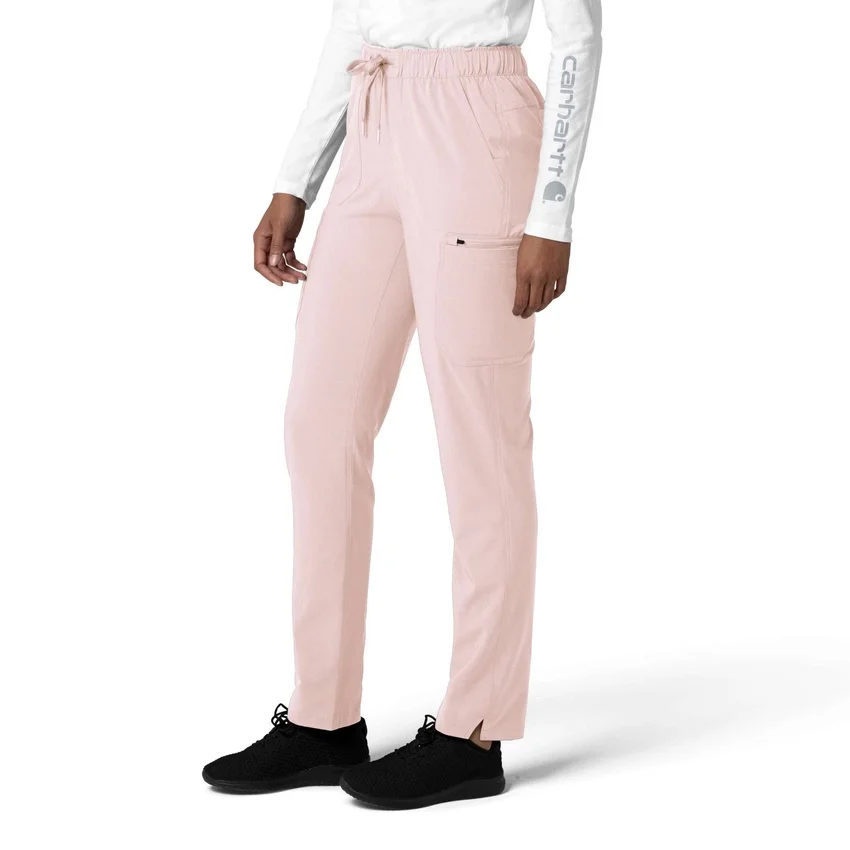 Kadın Force Cross-Flex Düz Paça Kargo Scrub Pantolon