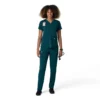 Kadın Force Cross-Flex Düz Paça Kargo Scrub Pantolon