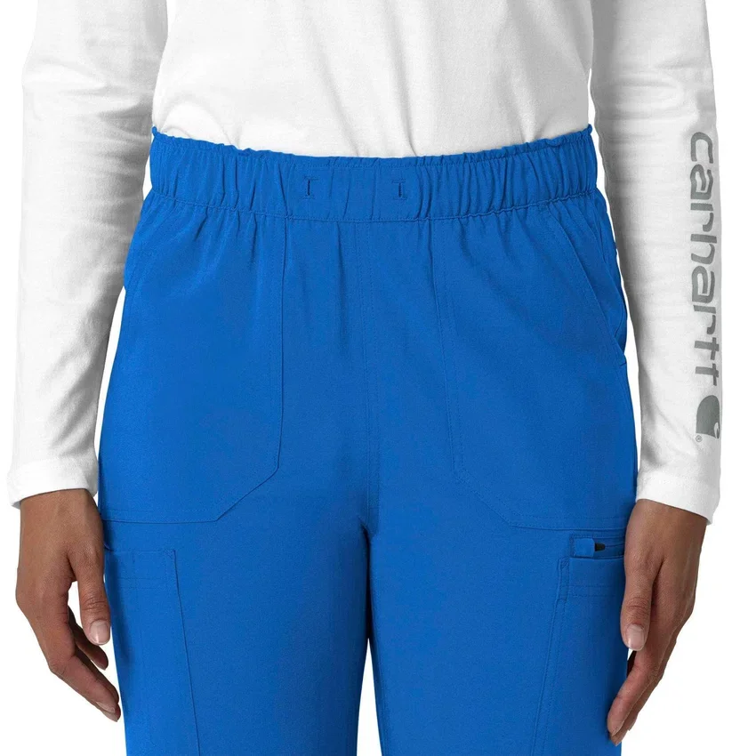 Kadın Force Cross-Flex Düz Paça Kargo Scrub Pantolon