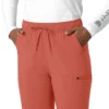 Kadın Force Cross-Flex Düz Paça Kargo Scrub Pantolon