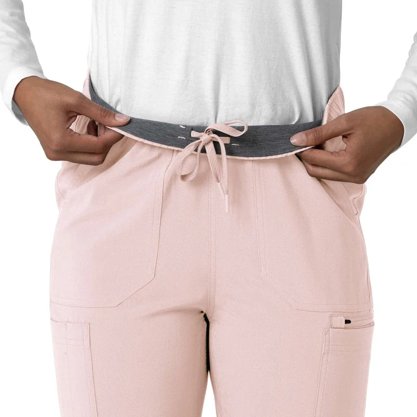 Kadın Force Cross-Flex Düz Paça Kargo Scrub Pantolon
