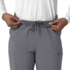 Kadın Force Cross-Flex Düz Paça Kargo Scrub Pantolon