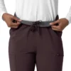 Kadın Force Cross-Flex Düz Paça Kargo Scrub Pantolon