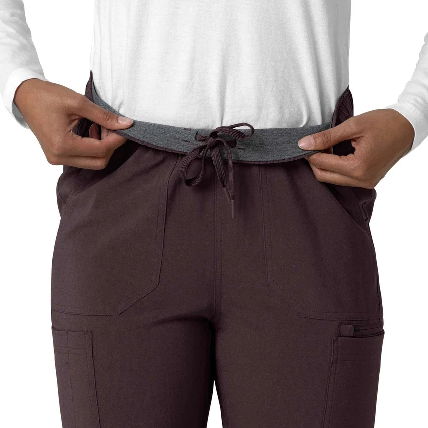 Kadın Force Cross-Flex Düz Paça Kargo Scrub Pantolon