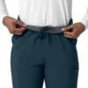 Kadın Force Cross-Flex Düz Paça Kargo Scrub Pantolon