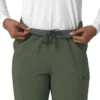 Kadın Force Cross-Flex Düz Paça Kargo Scrub Pantolon