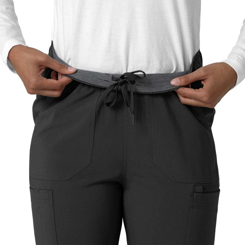 Kadın Force Cross-Flex Düz Paça Kargo Scrub Pantolon