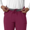 Kadın Force Cross-Flex Düz Paça Kargo Scrub Pantolon