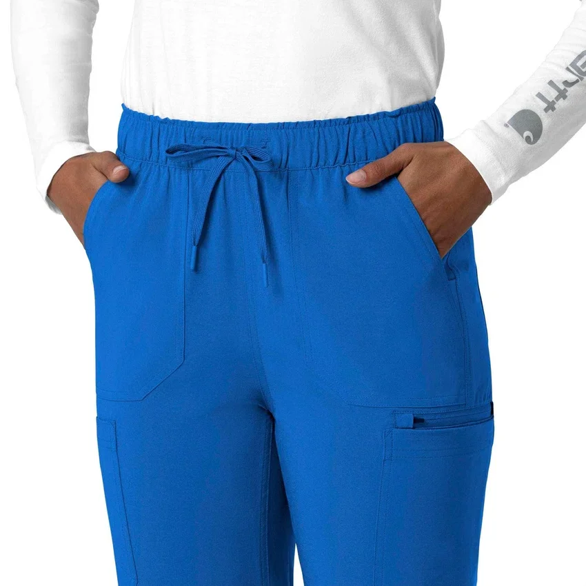 Kadın Force Cross-Flex Düz Paça Kargo Scrub Pantolon