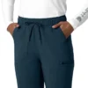 Kadın Force Cross-Flex Düz Paça Kargo Scrub Pantolon