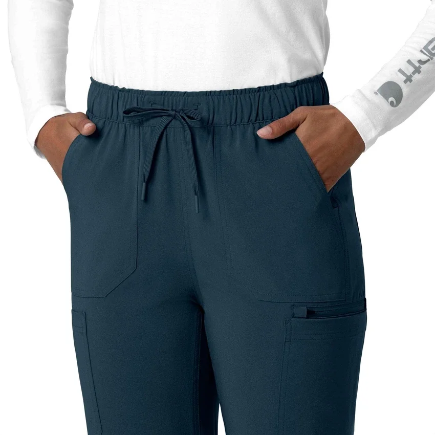 Kadın Force Cross-Flex Düz Paça Kargo Scrub Pantolon