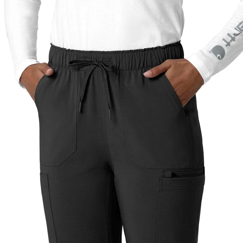 Kadın Force Cross-Flex Düz Paça Kargo Scrub Pantolon