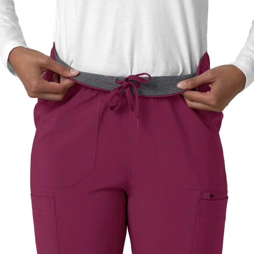 Kadın Force Cross-Flex Düz Paça Kargo Scrub Pantolon