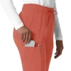 Kadın Force Cross-Flex Düz Paça Kargo Scrub Pantolon
