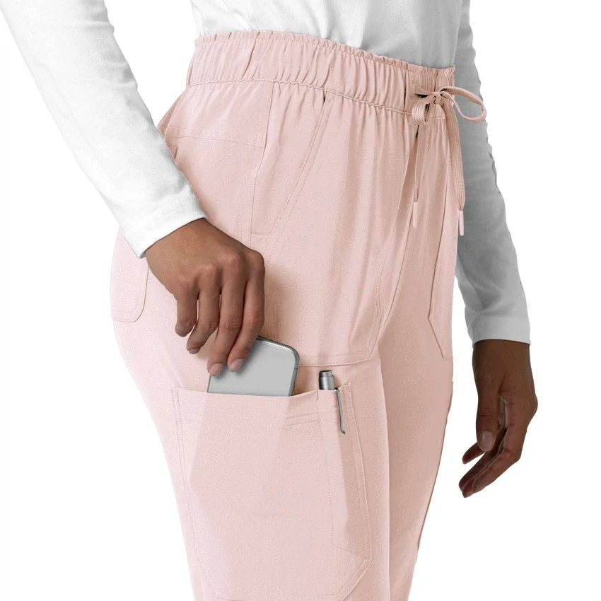 Kadın Force Cross-Flex Düz Paça Kargo Scrub Pantolon