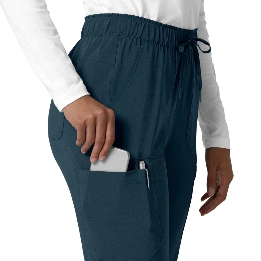 Kadın Force Cross-Flex Düz Paça Kargo Scrub Pantolon