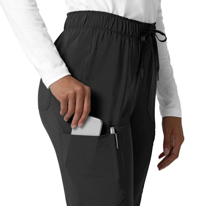 Kadın Force Cross-Flex Düz Paça Kargo Scrub Pantolon