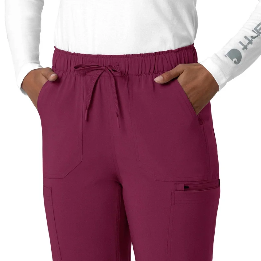 Kadın Force Cross-Flex Düz Paça Kargo Scrub Pantolon