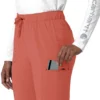 Kadın Force Cross-Flex Düz Paça Kargo Scrub Pantolon