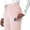 Kadın Force Cross-Flex Düz Paça Kargo Scrub Pantolon