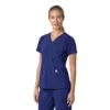 Kadın Force Cross-Flex Flex Panel V Yaka Scrub Üst