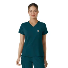 Kadın Force Cross-Flex  İçine Sokulabilir Scrub Üst